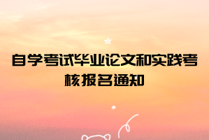 2021年下半年中南财经政法大学自学考试毕业论文和实践考核报名通知